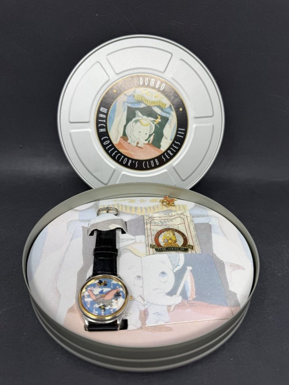 Disney Dumbo Watch Collector’s Club Series III Limited Edition Watch w/ Tin Pin